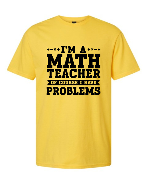 I'm a Math Teacher