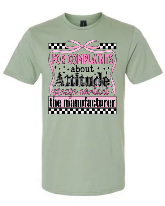 For Complaints